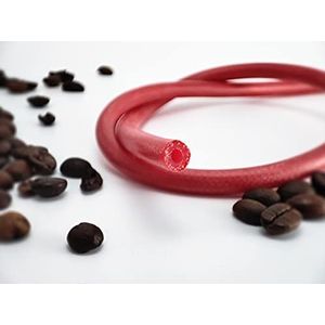 (6,00 €/m) Hogedruk-/weefselslang siliconenslang 3 x 6,7 mm rood voor Jura koffiemachines uit de ENA-, Giga- en Impressa-serie
