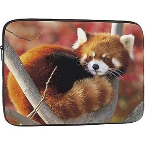 Laptop Mouw Rode Panda Slim Laptop Case Cover Duurzaam Aktetas Shockproof Beschermende Notebook Case 15 Inch