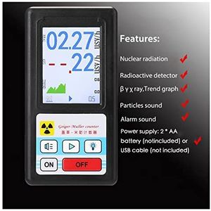 Geigerteller, BR-6 Geiger teller nucleaire stralingsdetector persoonlijke dosimeter röntgenfoto bèta gamma tester detector radioactiviteitsdetector(2)