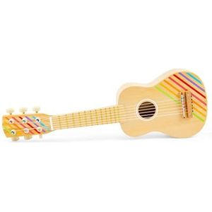Bigjigs Toys, Houten Kids Gitaar, Muziekinstrumenten, Houten Speelgoed, Baby Gitaar, Muziekinstrumenten Voor Peuters, Ukelele Voor Kinderen, Baby Muziekinstrument