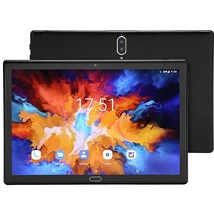 HD-tablet, 128 GB ROM 8 GB RAM 8 Core CPU 10.1 Inch Tablet 1920x1200 IPS 6000mAh Batterij US Plug 100-240V Dual Camera voor Android 11.0 voor lezen (zwart)