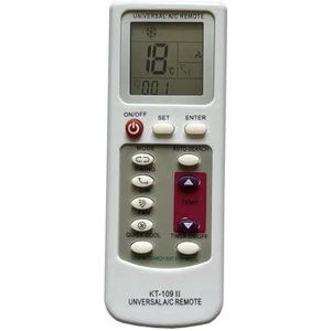 Universele airconditioneronderdelen Accessoires A/C-afstandsbediening LCD-scherm Max. 10 m afstandsbediening KT-109II