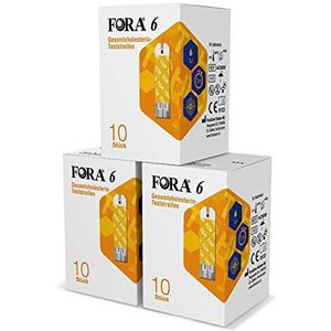 FORA Totale cholesterol teststrips (TCH) / 10 stuks *3