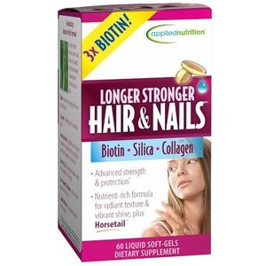 Applied Nutrition lang, sterk haar en nagels, 60 stuks