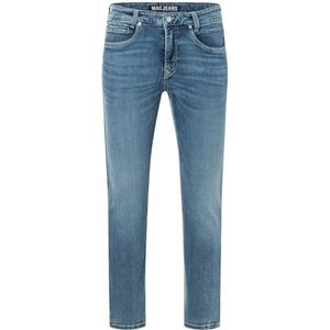 MAC Jeans Heren Arne Pipe Slim Jeans, Midblue Vintage Wash, 32W x 34L