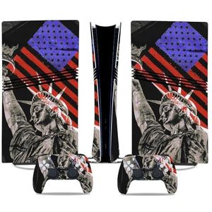 Voor PS5 PRO Skin Digital Edition Console En Controller Vinyl Cover Skins Wraps Krasbestendig, Compatibel Met Voor PS5 Digital Edition Pro 06715 Geen Schuimvorming Bubbelvrij