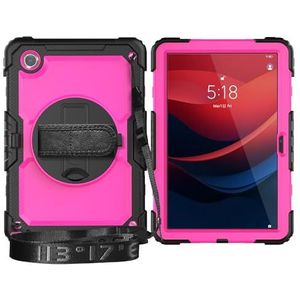 Tablet PC-hoes Compatibel met Lenovo Tab M11 TB-330FU/Lenovo Xiaoxin Pad 2024 TB-331FC Heavy Duty schokbestendige TPU-hoes, beschermhoes W schermbeschermer 380 draaibare standaard + handriem + schoude
