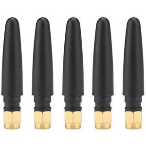 Draadloze Antenne, Interne Draad Interne Draadantenne, 2,4 GHz Stabiele Prestaties ABS-materiaal voor 2400-2500 MHz Draadloze Modules (Rechte kop SMA vrouwelijk)