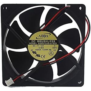 9025 9CM AD0912UB-A7BGL double ball 12V 0.45A 2-wire power supply fan