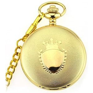 pocket watches for men,pocket watch,1 Pc Quartz Pocket Watch Vintage Dial Pendant Necklace Men Women Clock Gifts Fob Watch-gold (Color : Gold) (Color : Gold)