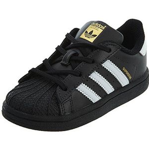 adidas Originals Baby Superstar Running Shoe, Black White, 8K M US Toddler