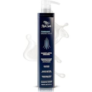 I Belli Capelli Torrano 2023 Nanoplastia Fluid System, Nanoplastia & Hair Sealant -1 Step Keratin Treatment, Smoothing Organic Hair Reconstructor- Keratina Para alisar el Pelo, (500ml/16.9 fl oz)