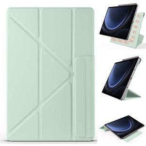 For Xiaomi Pad 6 Pro 12.4""(2024),Magnetic Attachment Slim Trifold Cas Auto Wake/Sleep,Multi-Viewing Angles,Slim Light Shell Cover for Xiaomi Pad 6 Pro 12.4""(2024)(Ye?il)