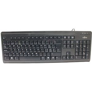 Fujitsu KB410 toetsenbord USB Zwart