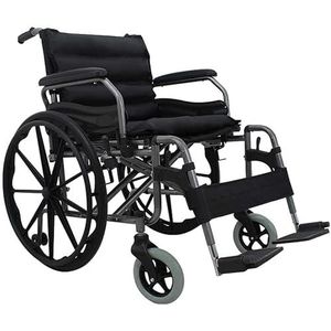 Lichtgewicht opvouwbare zelfrijdende rolstoel met handremmen, lichtgewicht mobiliteitsapparaat voor ouderen, gehandicapte en gehandicapte gebruikers