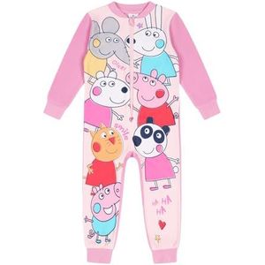 Peppa Pig Meisjes Slaappak Roze Kinderen Onesie, roze, 3-4 jaar