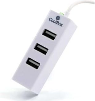 CoolBox COO-UPH190 interface hub 480 Mbit/s Wit
