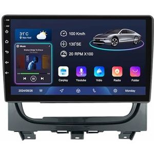 Android 14 9 Inch Touchscreen Autoradio 2 Din voor Fiat Strada Idee 2012-2016 met CarPlay & Android Auto Stuurbediening GPS Navigatie AHD Backup Camera Bluetooth (YS10 (2+32G))