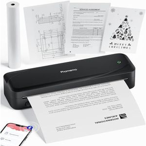 Phomemo M833 - Draagbare A4 Thermische Printer - Zwart - 300 DPI - Bluetooth