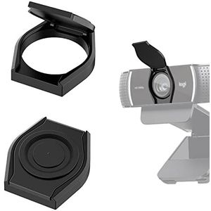 JCWINY Webcam Cover, 2 stuks desktop computer externe webcam lens covers sluiterdop kap, streaming webcamera privacy cover clip compatibel met Logitech HD Pro Web Cam C270/C615/C920/C930e/C922X