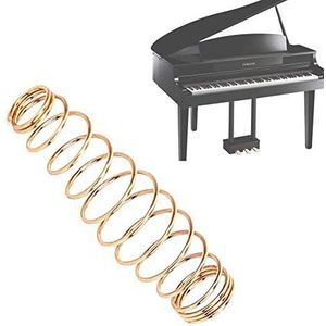Upright Piano Spring 90pcs Durable Copper Golden Jack Springs Repair Part for Upright Piano Convenient and Practical