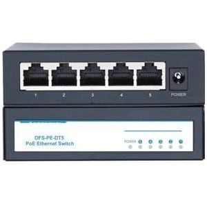 1 PC 48W POE Switch Ethernet Active 802.3af 802.3at Ethernet Hub Splitter Power Splitter (Kleur: 1000M EU Plug)