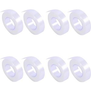 Wimperband, wit, 8 stuks, micropore tape, kleine wimperlijm, wimperverlenging, accessoires, oogschaduwband, medische tape, witte tape voor tape, bandages, wimperstickers, doe-het-zelf