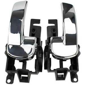 Auto Binnen Interieur Deurgrepen 1 Paar Auto Binnendeurgrepen Voor Nissan Voor Navara D40 Voor Pathfinder R51 2005-2015 806704X02B 806714X02B Voor Achter Links Rechts