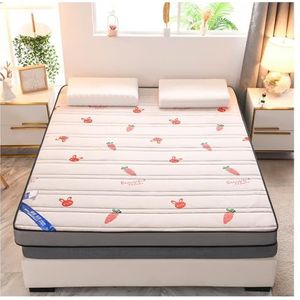 Kingsize Matrastopper, Natuurlijke Latexmatras, Traagschuimmatras, Opvouwbare Tatami-matras, Enkele En Dubbele Studentenslaapzaalmatras (Color : NO-2, Size : 180 * 200CM*10CM)