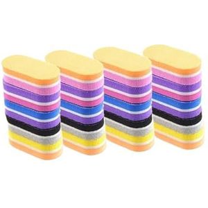 nagelbufferde zandkorrels 50 Pcs Multicolor Sponge Nail Buffer Blocks For Manicure Pedicure(Yellow Orange)