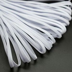 cm maïskorrels elastische banden veelkleurig nylon strakke riem gordel taille elastische band doe-het-naaien kledingaccessoires 1 meter-5 cm wit