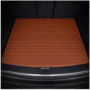 Kofferbakbeschermer Gestreepte 3D Kofferbakmat Voor Caliber 2008 2009 2010 2011 Interieuraccessoires Auto Kofferbakmatten(Bruin)