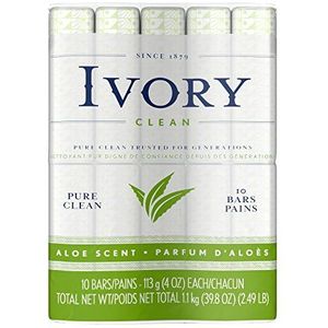 Ivory Bar Soap Aloe Scent 4 Oz. Each - 10 Count ?