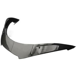 M Toepasbaar op AGV K6 Helm Lens Modificatie Grote Staart Multi-kleur Optioneel Goud Rood Zilver Geplateerd Aurora Rood Blauw Y(Silver)