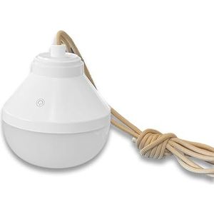 LYS 900 Lumen oplaadbare ledlamp wit en meerkleurig met afstandsbediening H11cm