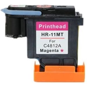 Vervangende printkop compatibel met printkop for D-esignjet 70 100 110 500 510 500PS C4810A C4811A C4812A C4813A(1PC - Magenta)