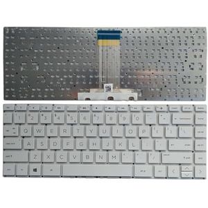 US laptop toetsenbord for HP Pavilion 14-BF 14-BE 14S-BE 14-BC 14S-BC TPN-W125 TPN-Q186 TPN-Q187 TPN-Q189 TPN-C121 TPN-C131 (Color : White)
