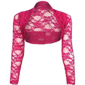 Krautwear - Bolero - Zwart - Kanten Jasje - Lange Mouwen