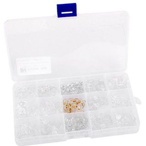 150 paar lenzenvloeistof neuspads zachte siliconen bril reparatie diverse kit set
