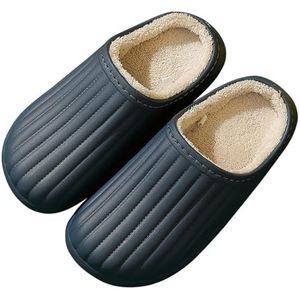 BOSREROY Slip-on multifunctionele indoor uniseks mode pantoffels slaapkamer zachte ademende sandalen winter waterdicht casual huisslippers veelkleurig, Blauw, One Size