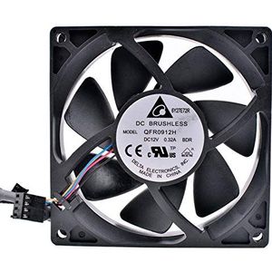QFR0912H 9cm fan 9225 DC12V 0.32A FX8350 4-wire pwm CPU cooling fan