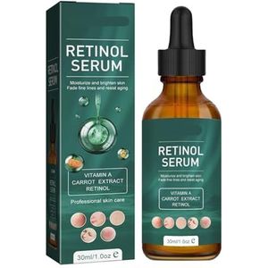 Retinolserum For Het Gezicht - Anti-veroudering, Poriënverkleinend, Verhelderend En Verstevigend, Vermindert Fijne Lijntjes, Acnelittekens, Stimuleert Collageenproductie(2PCs)