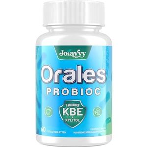Orale Probiotica 11 Miljard CFU voor Orale Flora, 7-in-1 Probiotische Zuigtabletten met BLIS K12 & M18, Suikervrij, Natuurlijke Mintsmaak (60 Count (Pack of 1))