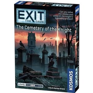 Thames & Kosmos - EXIT: The Cemetery Of The Knight – Level: 3/5 - Unique Escape Room Game - 1-4 Players - Puzzle Solving Strategy Board Games for Adults & Kids, Ages 12+ - 692876