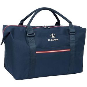 EL GANSO CLASSIC weekendtas, ideaal voor jongeren van verschillende leeftijden, comfortabel en veelzijdig, kwaliteit en duurzaamheid, 68 x 22 x 29 cm, marineblauw, Donkerblauw, Standaard, casual