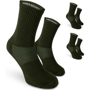 Safersox muggenwerende sokken, 1 Paar, Olijfgroen, 35-38