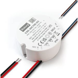 illuburg LED transformator dimbaar Triac 700mA constante stroom 15W - 30W LED voeding driver transformator driver