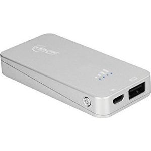 Arctic Cooling Power Bank 2000 externe batterij (zilver, digitale camera, GPS, hoofdtelefoon, mobiele telefoon, MP3, MP4, tablet, universeel, Li-Ion, 2000 mAh, 5 V, 4,21 cm)