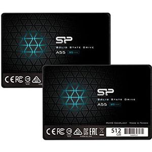 Silicon Power A55 - Interne SSD - 512GB - 2 stuks - 2.5 inch - SATA III