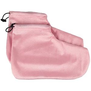 Paraffine Wax Wanten voor Hand en Voeten Keep Warm Nail Art Gereedschap Voeten Roze 20x28cm